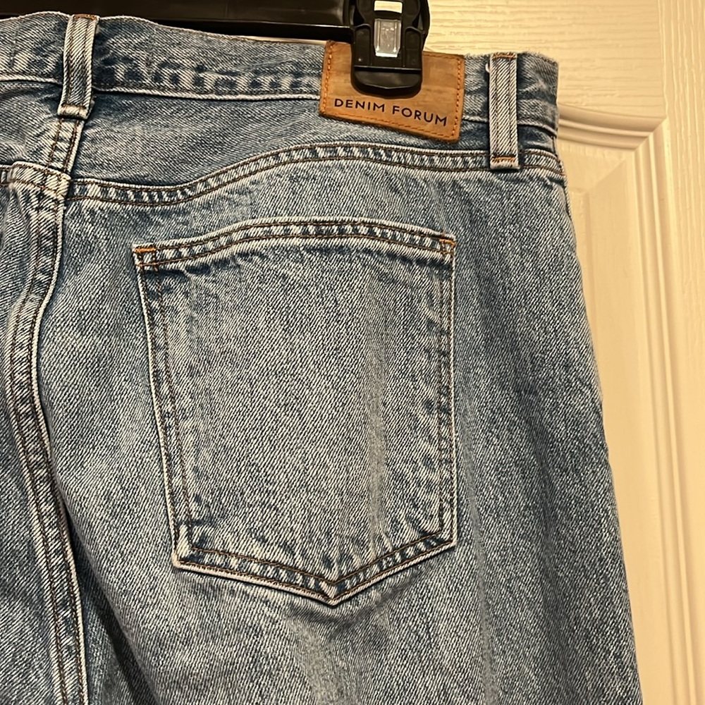 Aritzia Denim Forum Jeans Womens 31L The Patti Mid-Rise Straight 29”inseam - Picture 6 of 8